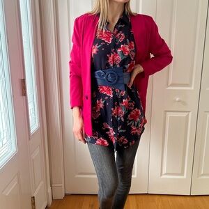 Zara Floral Flowly Blouse